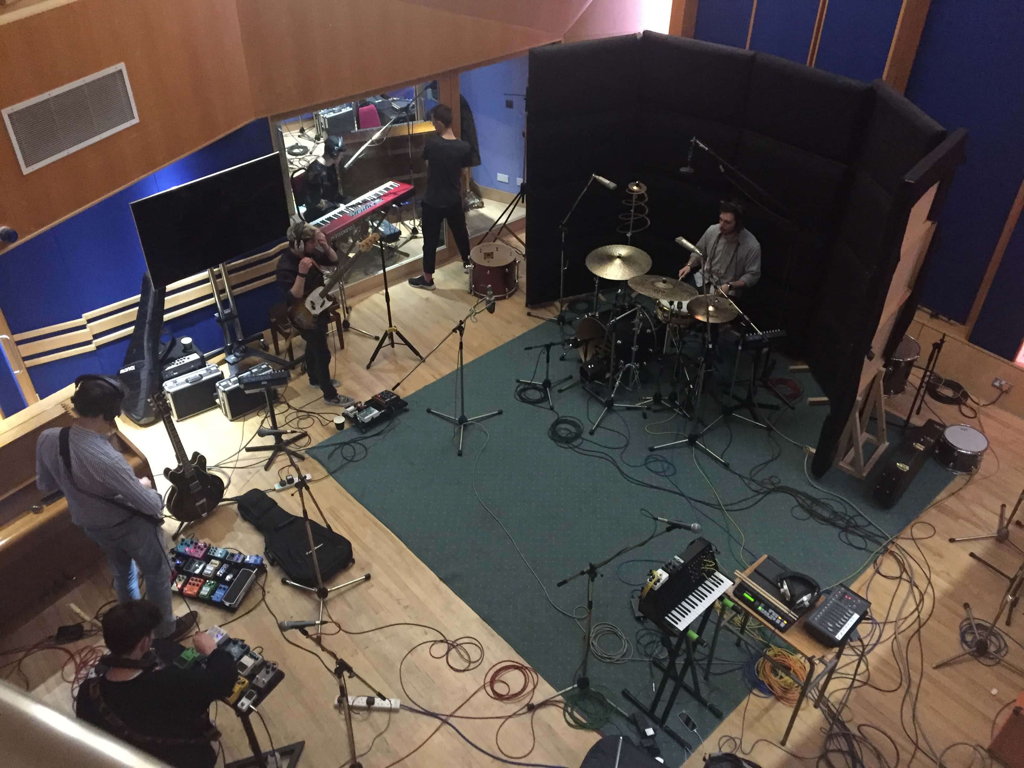 What a day! Recording session in Abbey Road's Studio Three